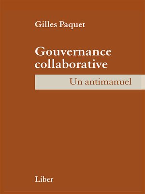 cover image of Gouvernance collaborative